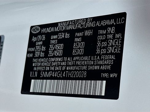 New 2026 Hyundai Santa Fe Limited FWD image 23