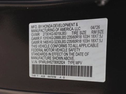 New 2026 Honda Odyssey EX-L image 25