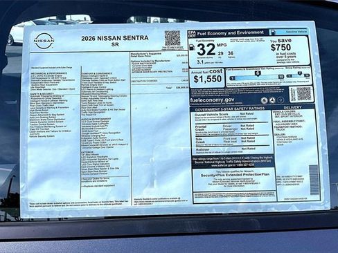 New 2026 Nissan Sentra SR image 14