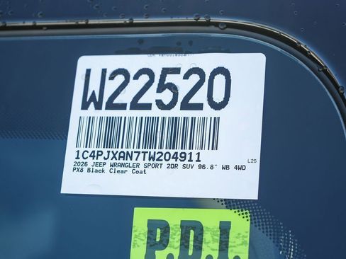 New 2026 Jeep Wrangler Sport AWD/4WD image 28