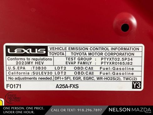 Used 2023 Lexus NX 350h AWD image 53