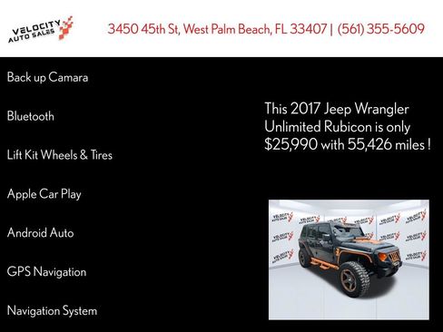 Used 2017 Jeep Wrangler Unlimited Rubicon w/ Connectivity Group AWD/4WD image 22