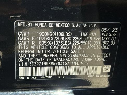 Certified 2024 Honda HR-V Sport image 28