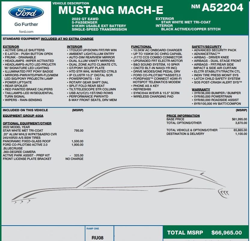 Used 2022 Ford Mustang Mach-E GT AWD/4WD image 2