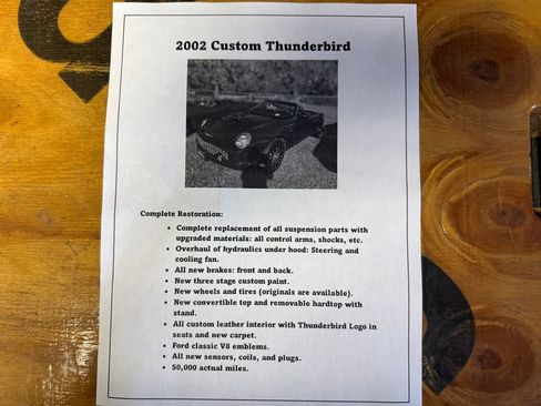 Used 2002 Ford Thunderbird RWD image 31