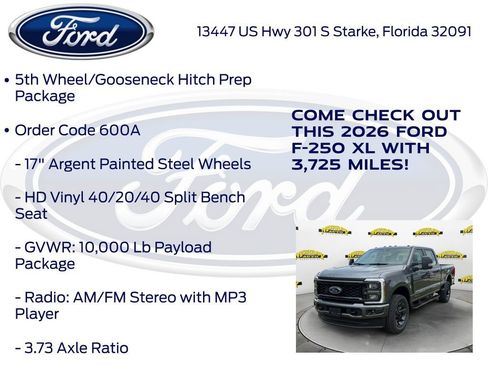 New 2026 Ford F250 XL w/ STX Appearance Package image 20