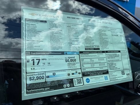 New 2026 Chevrolet Tahoe RST w/ Sun And Tow Package AWD/4WD image 42