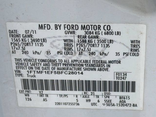 Used 2011 Ford F150 XL w/ PWR Equipment Group AWD/4WD image 26