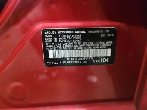 Used 2020 Mitsubishi Mirage G4 ES image 33