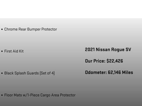 Used 2021 Nissan Rogue SV AWD/4WD image 6
