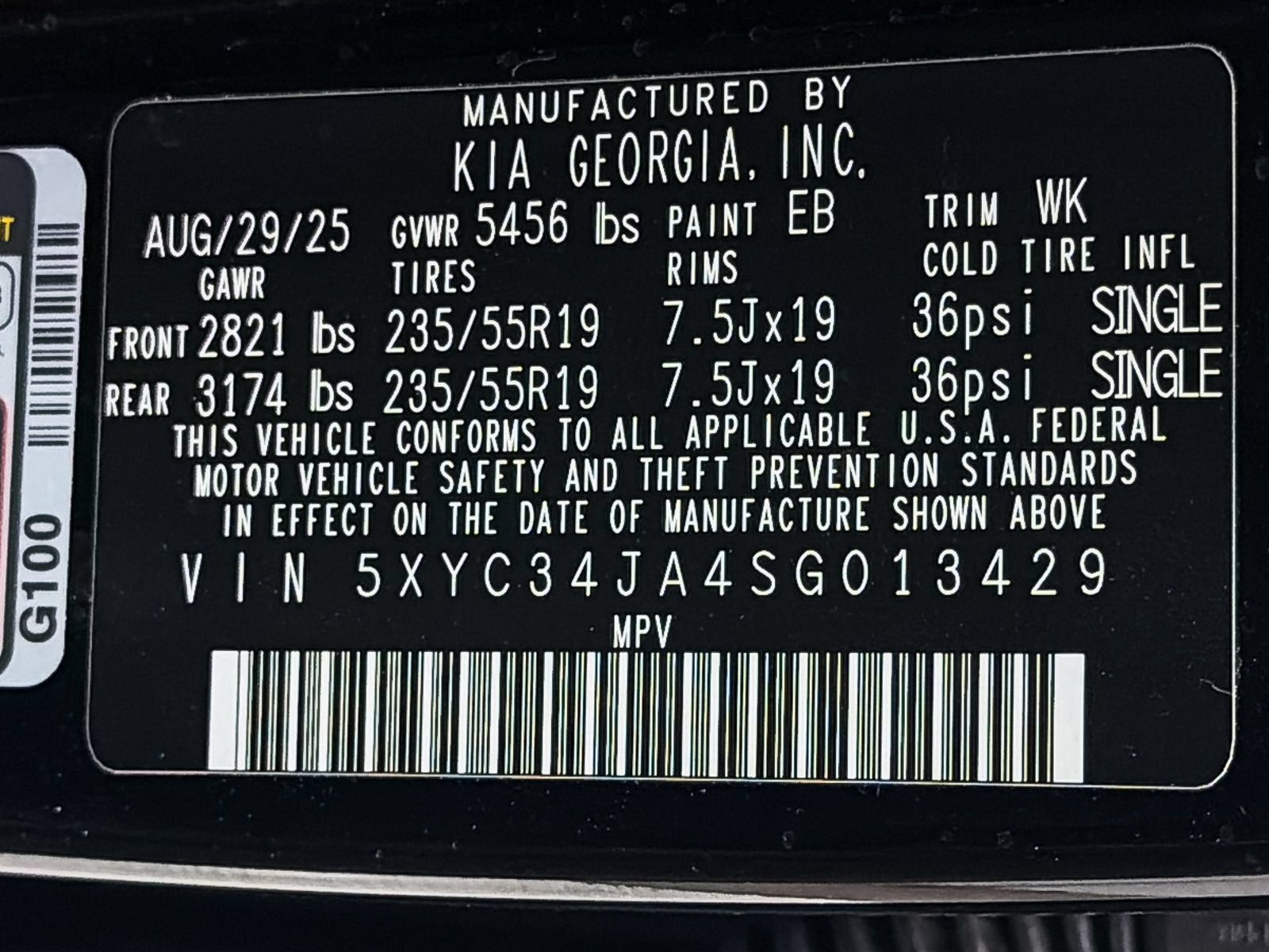 Used 2025 Kia EV6 Light w/ Light LR Technology Package RWD image 30