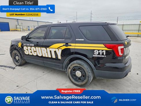 Used 2016 Ford Explorer 4WD Police Interceptor w/ 2-tone Vinyl Package #3 image 3