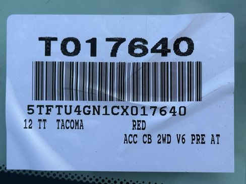 Used 2012 Toyota Tacoma PreRunner RWD image 15