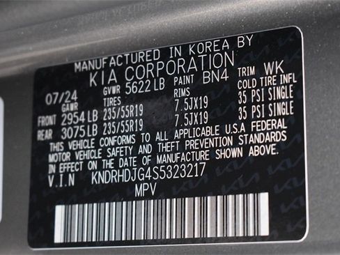 Certified 2025 Kia Sorento EX image 39