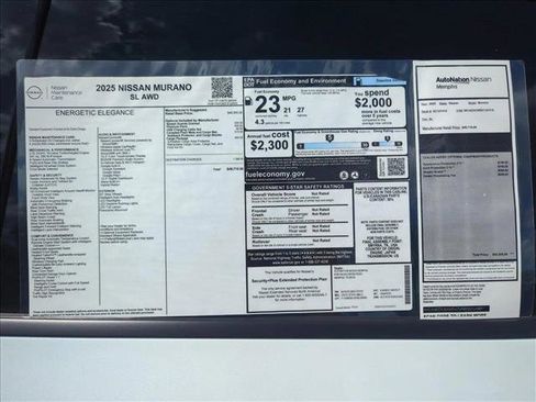 New 2025 Nissan Murano SL w/ Cargo Package image 16