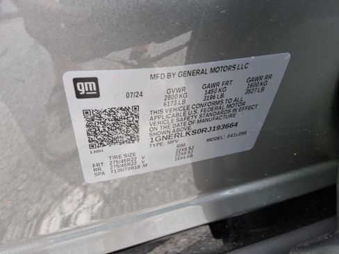 Certified 2024 Chevrolet Traverse RS FWD image 38
