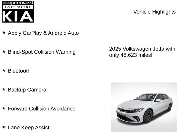 Used 2025 Volkswagen Jetta S FWD image 7