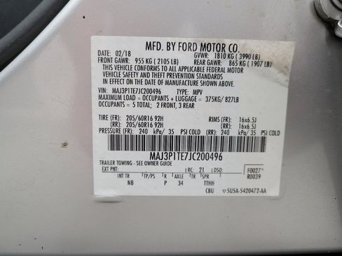 Used 2018 Ford EcoSport SE FWD image 33
