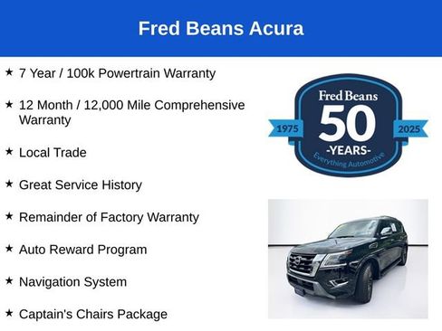 Used 2024 Nissan Armada Platinum w/ Captain's Chairs Package AWD/4WD image 3