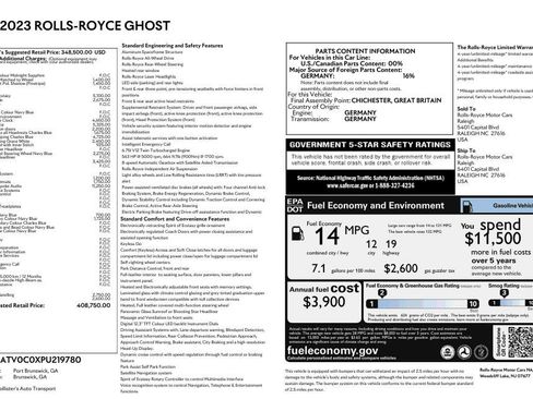 Certified 2023 Rolls-Royce Ghost image 18