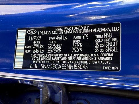 Certified 2022 Hyundai Tucson Limited AWD/4WD image 37