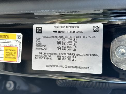 Used 2024 Chevrolet Suburban RST w/ Luxury Package AWD/4WD image 30