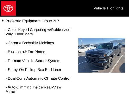 Used 2018 Chevrolet Silverado 1500 LTZ Z71 w/ Midnight Edition image 10