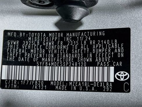 Certified 2025 Toyota Corolla LE FWD image 27