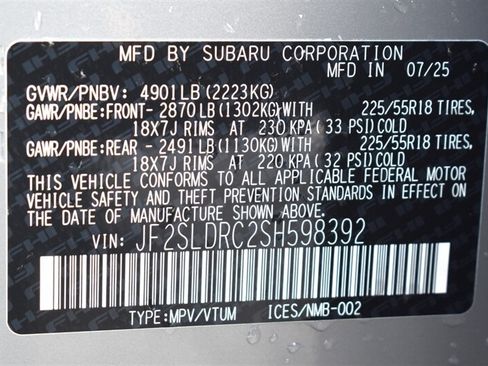 Used 2025 Subaru Forester Limited AWD/4WD image 36
