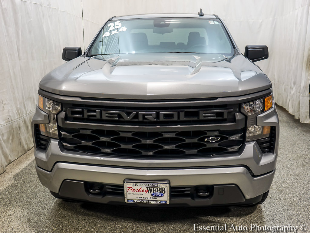 Used 2025 Chevrolet Silverado 1500 Custom w/ Turbomax Blackout Package AWD/4WD image 5