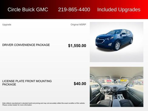Used 2020 Chevrolet Equinox LT w/ Driver Convenience Package image 3