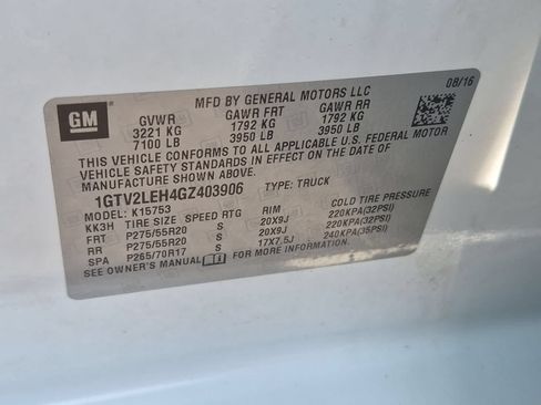 Used 2016 GMC Sierra 1500 4x4 Double Cab w/ Elevation Edition image 35