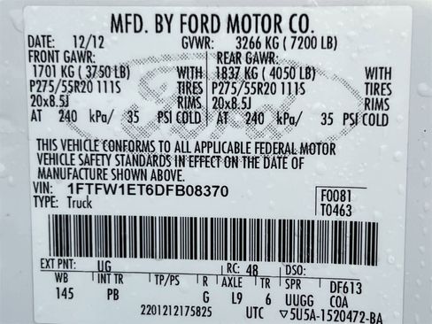 Used 2013 Ford F150 Platinum image 34