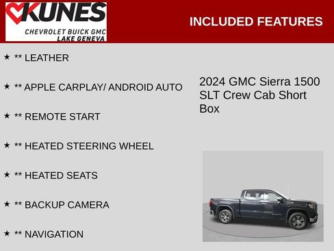Used 2024 GMC Sierra 1500 SLT AWD/4WD image 2