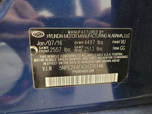 Used 2016 Hyundai Sonata SE FWD image 33