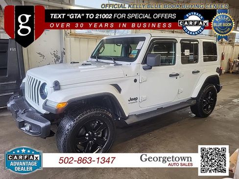 Used 2021 Jeep Wrangler Unlimited Sahara image 1