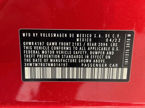Used 2022 Volkswagen Jetta SE w/ Panoramic Sunroof Package image 20