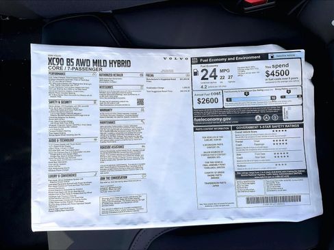 New 2026 Volvo XC90 B5 Core image 37