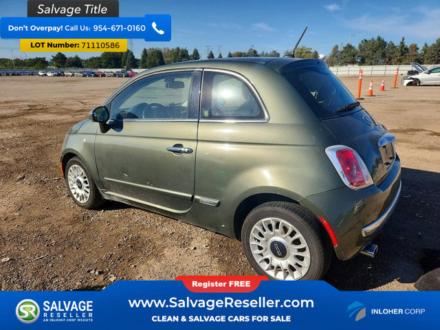 Used 2013 FIAT 500 Lounge w/ Luxury Leather Pkg FWD image 3