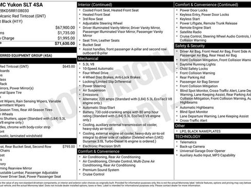 Used 2024 GMC Yukon SLT AWD/4WD image 45