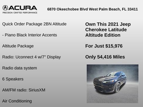 Used 2021 Jeep Cherokee Altitude image 12