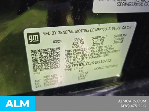 Used 2024 GMC Sierra 1500 SLT RWD image 6