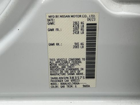 Certified 2023 Nissan Altima 2.5 SV image 33