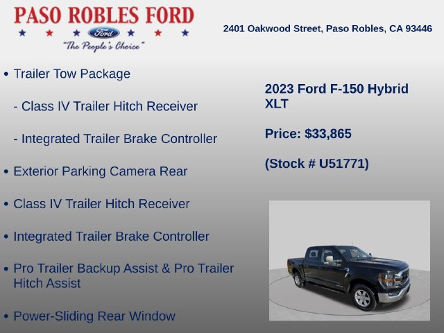 Used 2023 Ford F150 XLT w/ Equipment Group 301A Mid AWD/4WD image 5