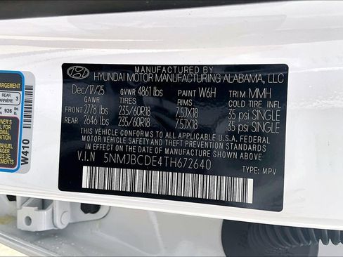 New 2026 Hyundai Tucson SEL AWD/4WD image 14