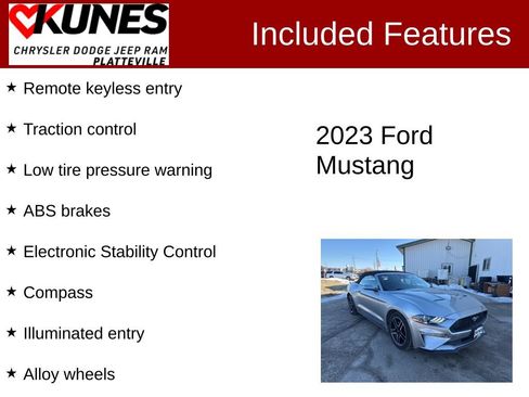 Used 2023 Ford Mustang Convertible RWD image 2