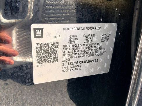 Used 2018 Chevrolet Malibu Premier w/ Premier Sun and Wheel Package image 37