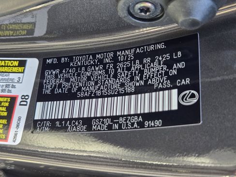 New 2025 Lexus ES 350 Ultra Luxury w/ Accessory Package (Z1) image 23