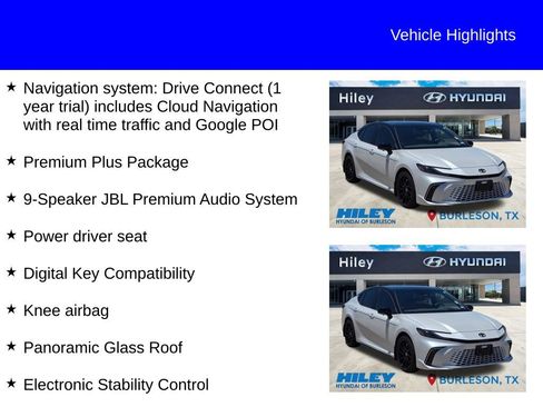 Used 2026 Toyota Camry XSE w/ Premium Plus Package FWD image 11