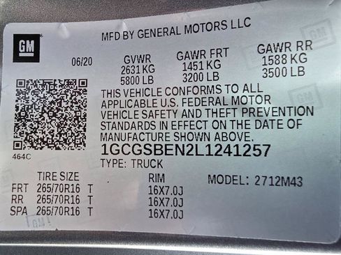 Used 2020 Chevrolet Colorado W/T w/ WT Convenience Package RWD image 43